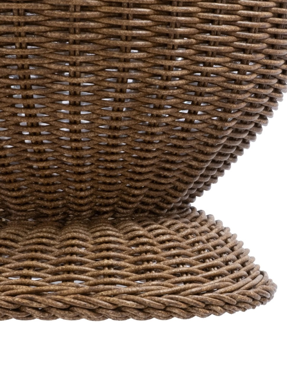 My Texas House 16 inch Brown Woven Urn Planter Indoor Outdoor Woven Summer 2026 - Picture 4 of 6